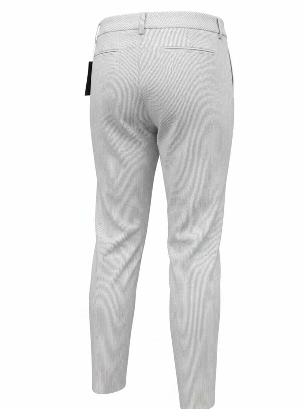 Worthington Slim Leg Pants | Size 18 | Gray White Pinstripe - Picture 2 of 6